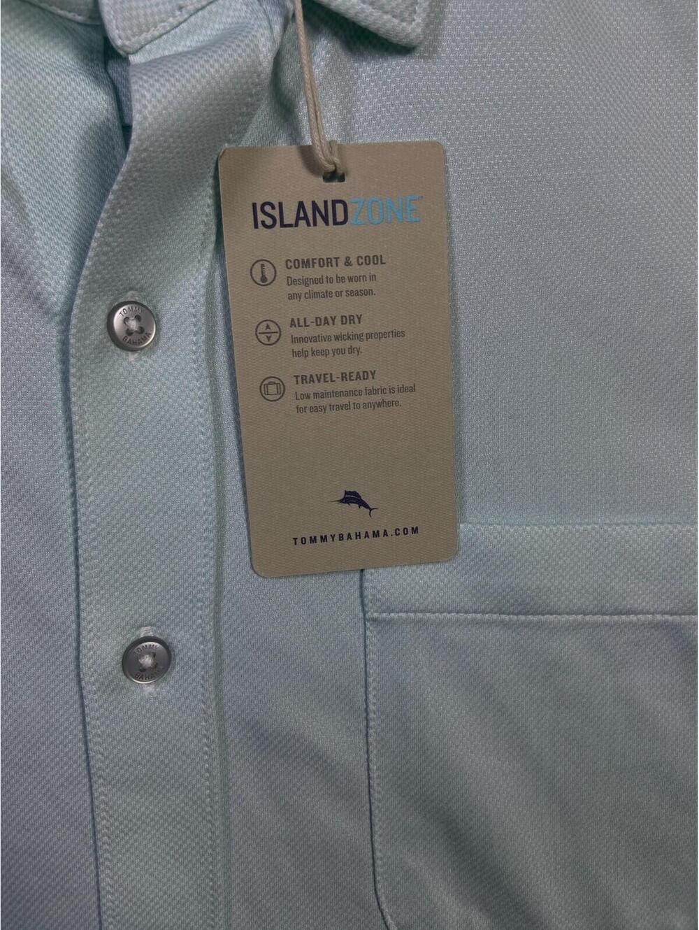 NWT Tommy Bahama Island Zone ST225361 New San Lucio Stretch Supima Shirt Small - Picture 3 of 15